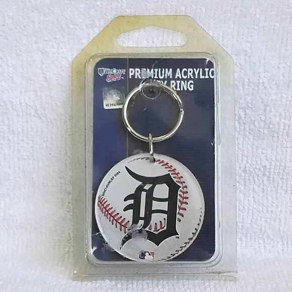 Sealed 2004 Detroit Tigers MLB Premium Acrylic Key Ring BNIP!! - Picture 1 of 2